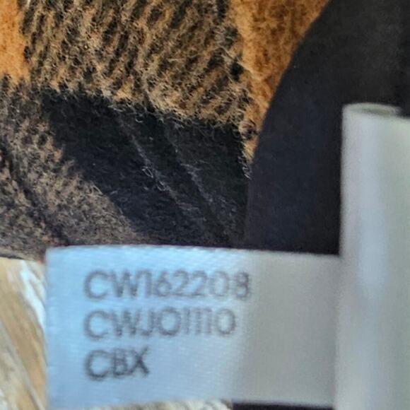 Calvin Klein Belted Shirt Jacket Camel / Black Size L - Picture 9 of 11